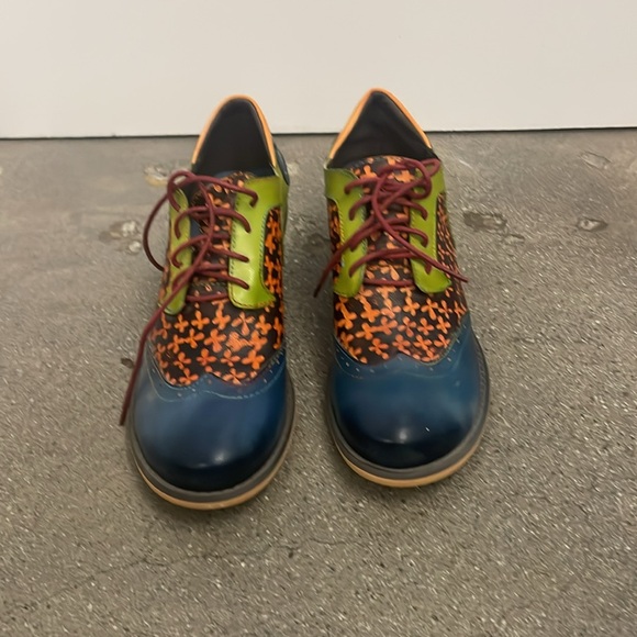 Women's Sacofy Bohemian Leather Brogues Oxfords Size 8 - Picture 2 of 5